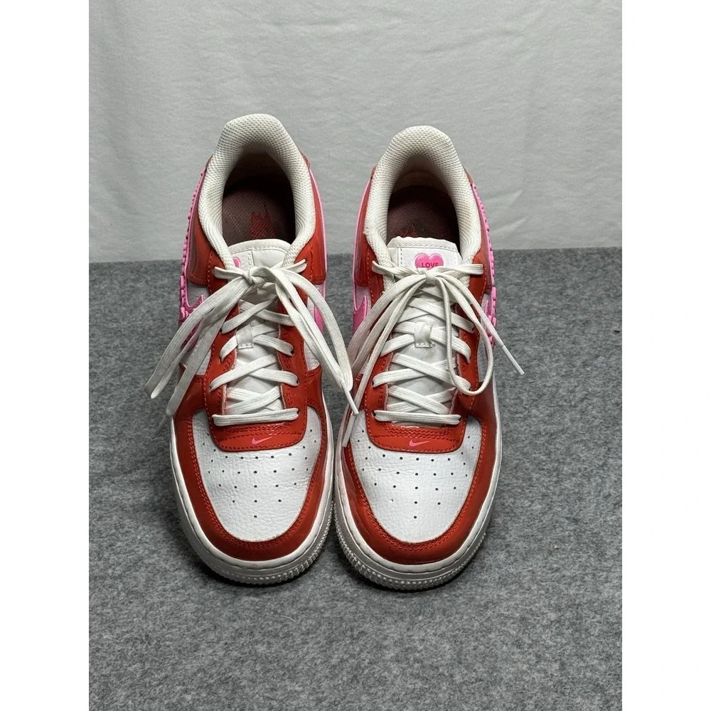 Nike‎ Air Force 1 Athletic Shoes Youth Size 6.5 Women's Size 8 Orange & Pink